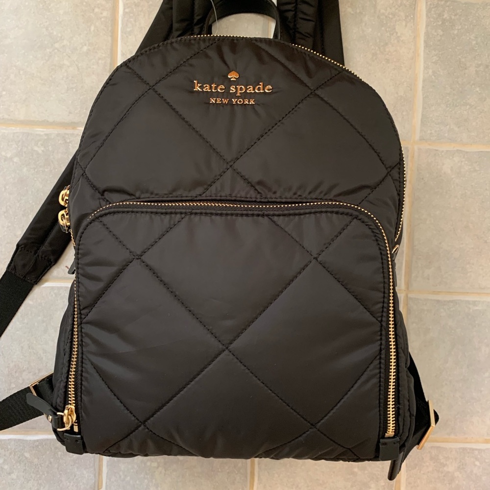 KATE SPADE BLACK WATSON LANE HARVEY BACKPACK - Picture 4 of 7